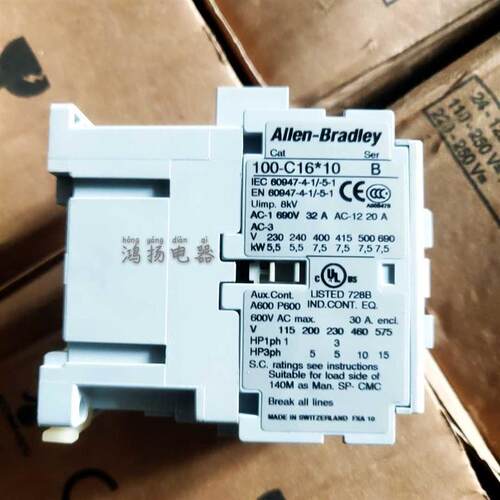 罗克韦尔A-B接触器 100-C16D10 110-120VAC询价