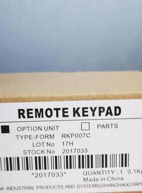 TOSHIBA东芝变频器VFS15系列VFNC3C系列外拉面板 RKP007C询价