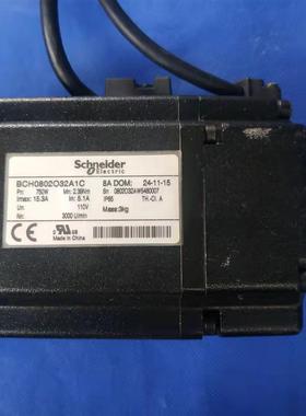 拆机施耐德750瓦伺服电机BCH0802032A1C 实物拍摄 功能包好询价