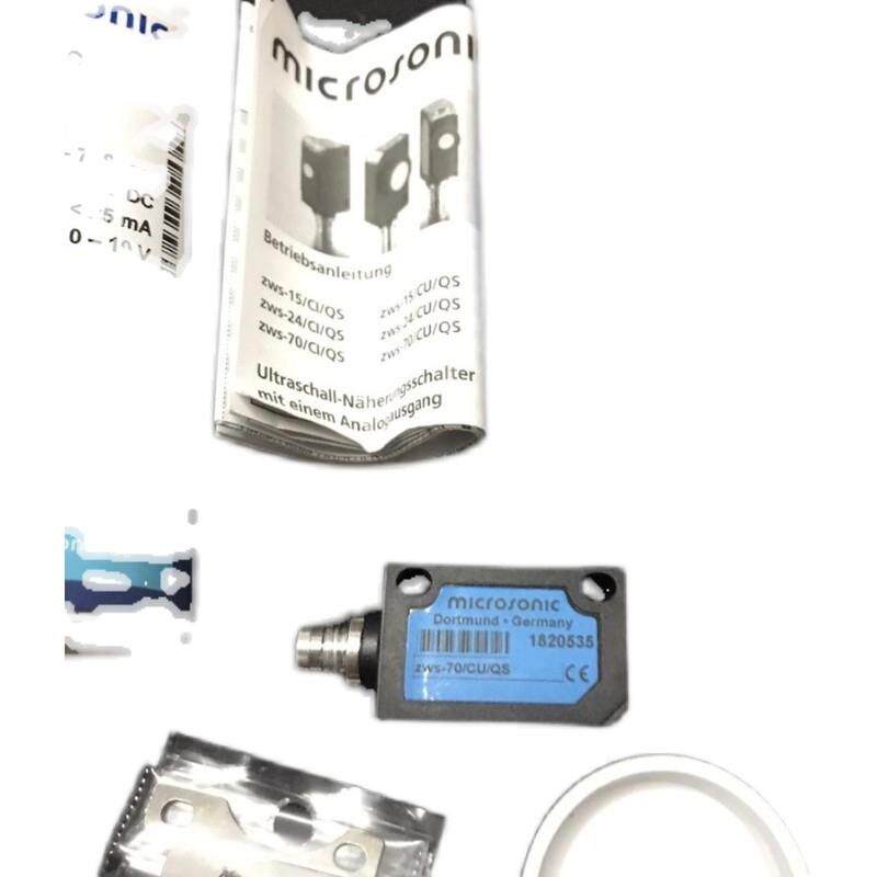 德国MICROSONIC原装进口超声波传感器ZWS-70/CU/QS全新*现货*询价