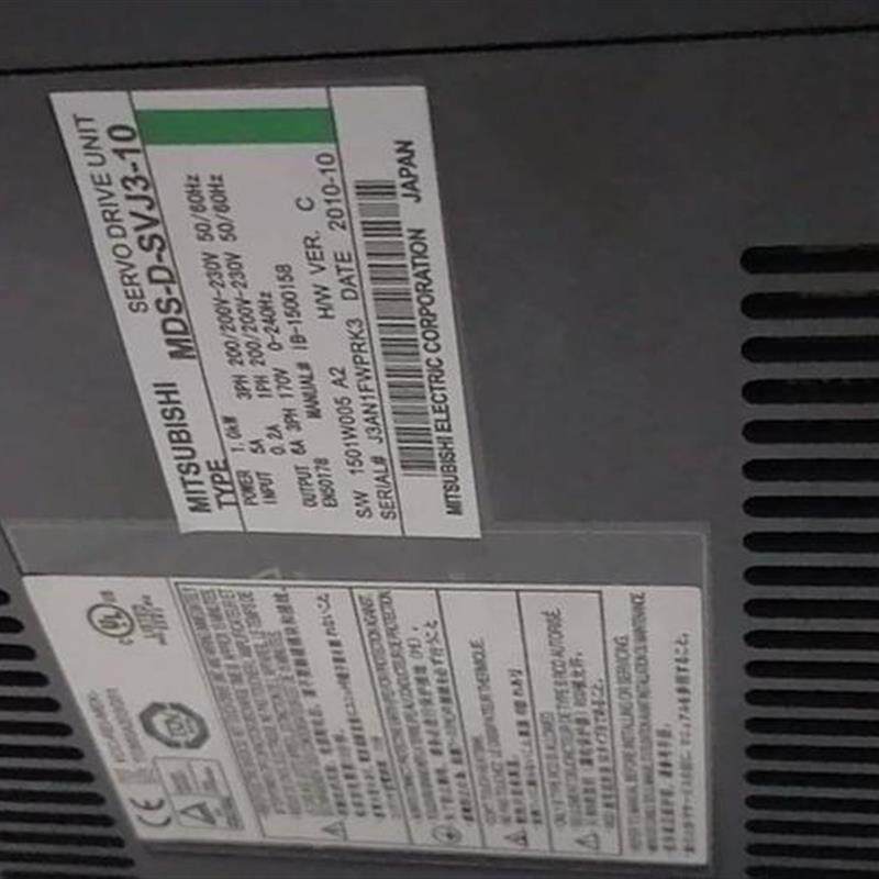 三菱伺服驱动器MDS-D-SVJ3-10NA 20NA 二手拆机 顺丰包邮 议询价