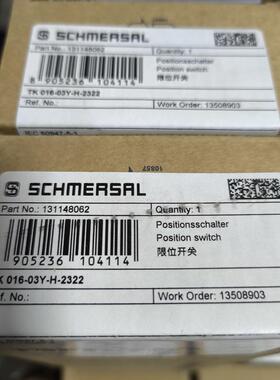 131148062 TK 016-03Y-H-2322施迈赛限位开关全新原装正品现询价