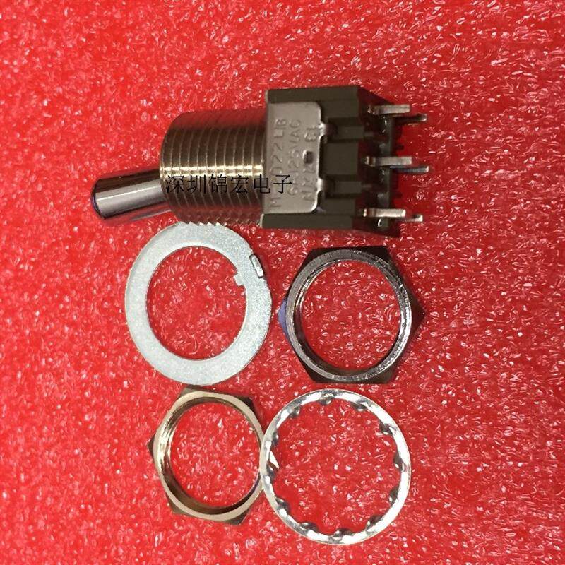 供应原装NKK钮子开关M-2022L/B,6脚2档12MM安装孔询价