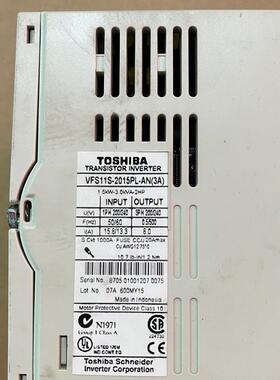 VFS11S-2015PL-AN(3A) 东芝变频器 全新二手都有