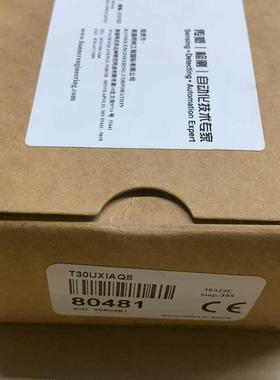 全新原装美国邦纳T30UXIAQ8 80481正品现货询价