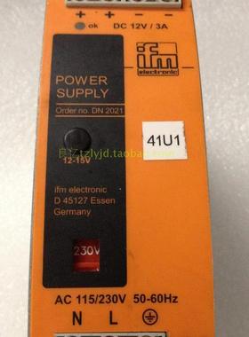 德国IFM DN2021  D45127 开关电源 12V3A 40w询价
