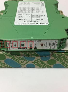 原装进口热电阻测量变送器MCR-PT100/I/DC,订货号2810337询价