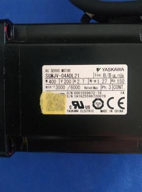 拆机5系安川400瓦伺服电机SGMJV-04ADL21 功能包好询价