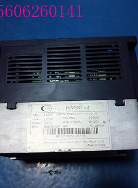 变频器CVF-S1-2S0007B 0.75KW 220V FSCS01.1-0K75-1P220询价