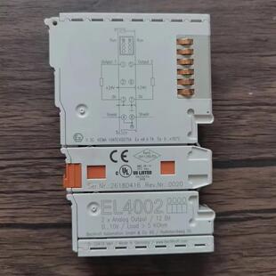 现货销售 BECKHOFF倍福 EL4002 原装拆机 成色漂亮 实拍包好询价