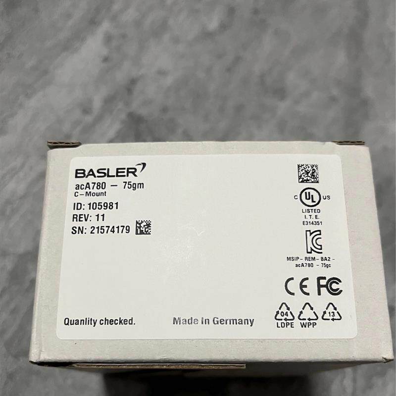 德国全新原装Basler acA780-75gm黑白aca780-75gc彩色 可以配询价