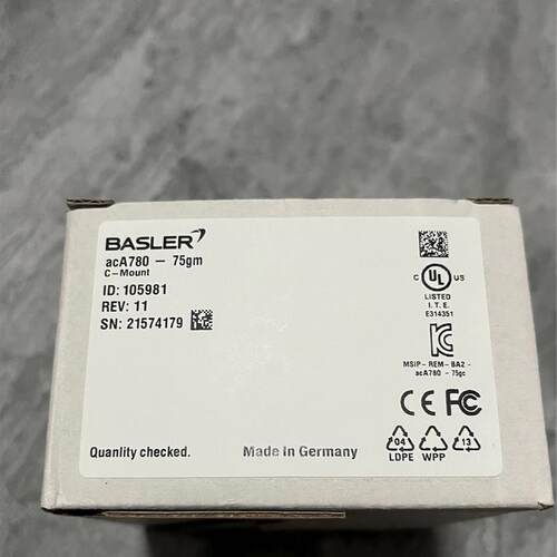 德国全新原装Basler acA780-75gm黑白aca780-75gc彩色 可以配询价