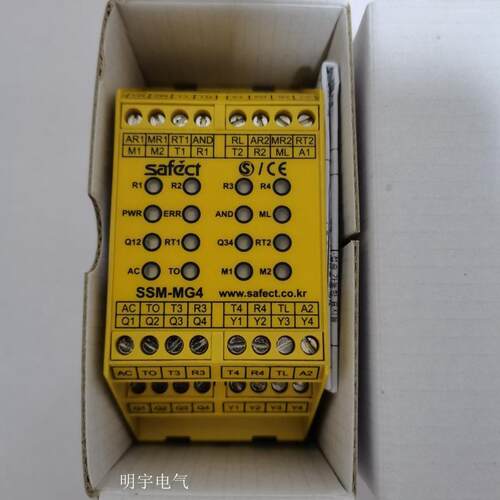全新原装美国SAFECT安全继电器SAFECT SSM-MG4 24VDC询价