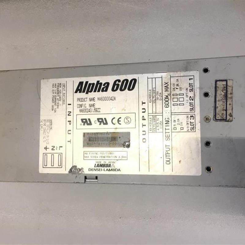 TDK-LAMBDA ALPHA600 MA6000042A 多路电源 5V2A 24V24A询价
