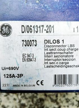 GE DILOS  1-125  61317-201  D/061317-201询价