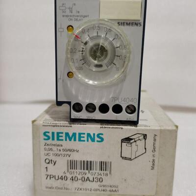 原装正品 SIEMENS西门子时间继电器模块7PU40 40-0AJ30 现货询价