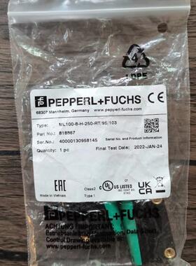 全新原装 倍加福 ML100-8-H-250-RT/95/103光电开关 818867 询价