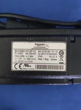 拆机200瓦施耐德伺服BCH0601012F1C询价