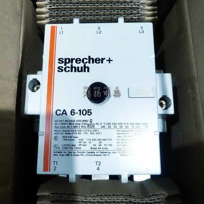 SPRECHER+SCHUH接触器 CA6-105 CA6-140 CA6-170  24V 110V 2询价