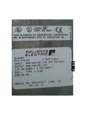 瑞恩变频器GV3000  - 803624-36C      56935-100D拍再谈询价