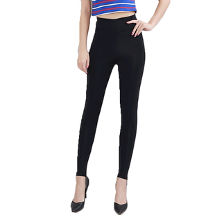 百爱女神冬加绒加厚光面泳布打底保暖裤内穿脚踩女棉裤秋蹬脚光滑