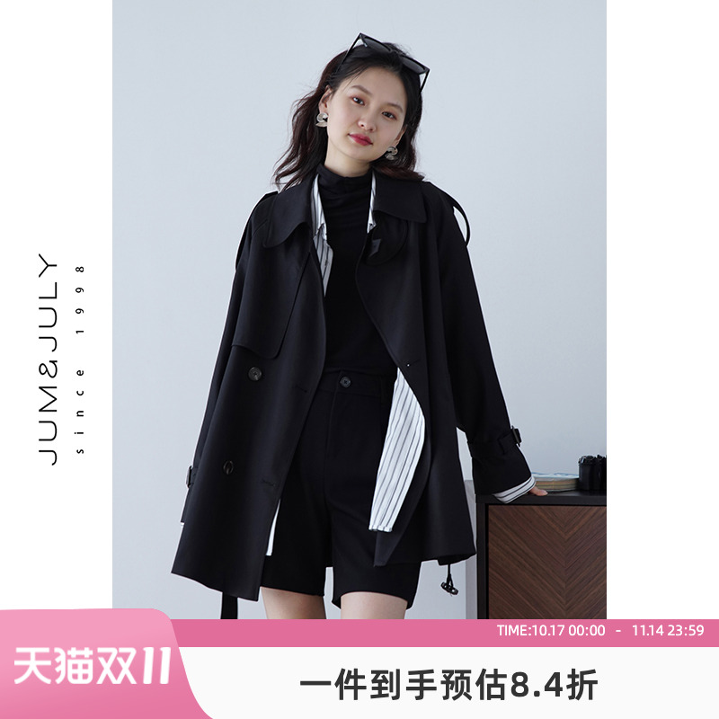 中长款风衣嘉茱莉英伦英伦风