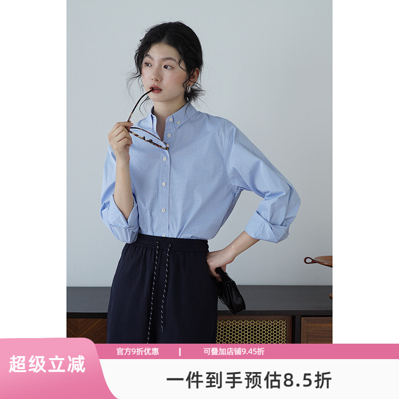 嘉茱莉宽松复古春季衬衫