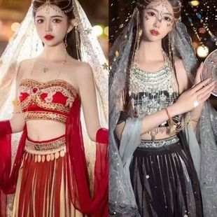 出租最新款敦煌公主飞天异域风舞蹈风情西域摄影楼旅游拍照写真服