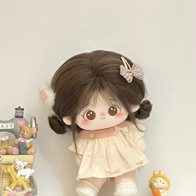 没有茶冻呼呼系列“小睡小兔”10cm20cm棉花娃娃衣套装配饰公主裙