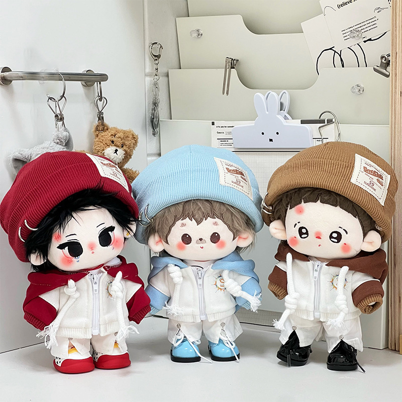 海盐汽水娃衣20cm棉花娃娃毛绒玩偶衣服可爱娃娃公仔摆件潮趣套装