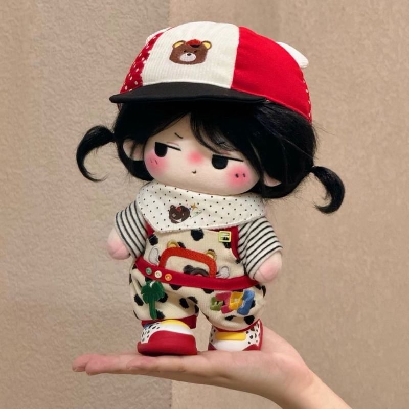 10cm20cm棉花娃娃新品娃衣“缤纷小熊”套装玩偶着替娃衣配件