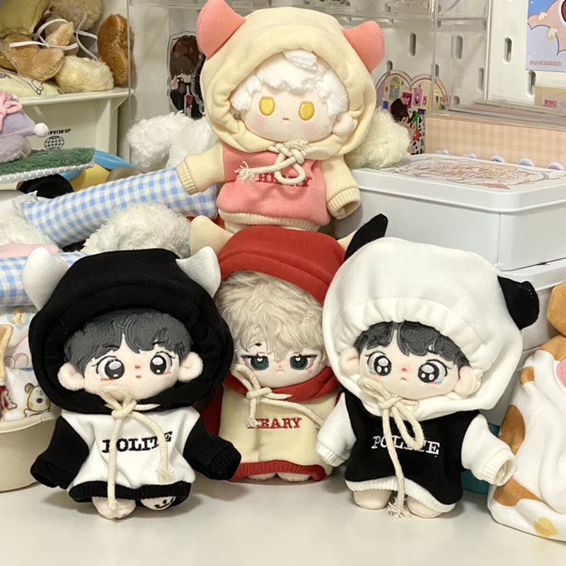 10cm20cm牛角卫衣4色可选娃衣