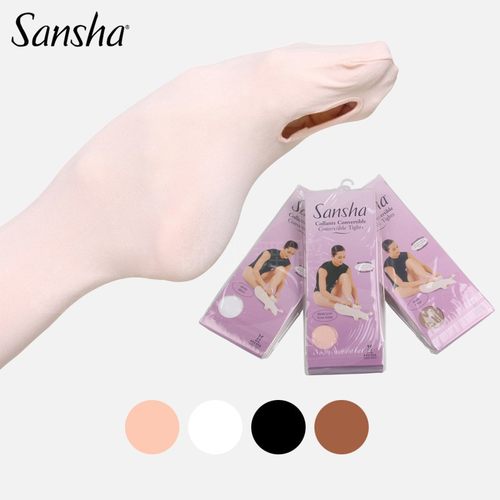 Sansha三沙舞蹈芭蕾舞袜脚底挖洞