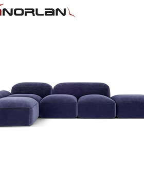 意大利Amura LAPIS面包沙发布艺意式真皮别墅简约现代豆腐块组合