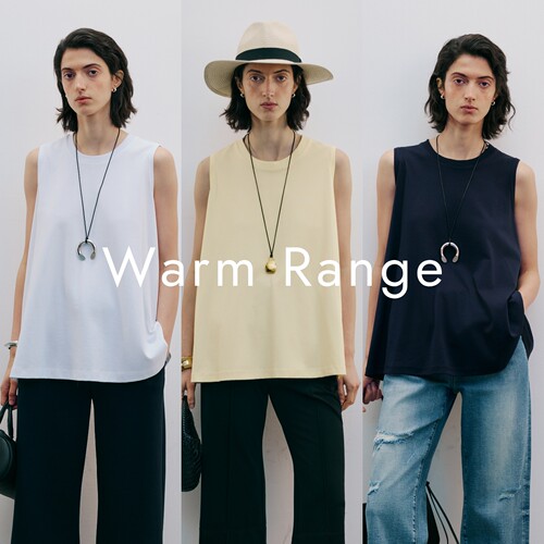 Warm Range 结构感凉感针织圆领无袖背心