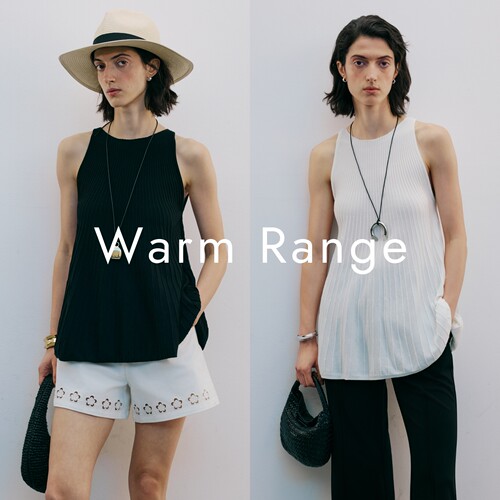 Warm Range 天丝肌理感A字显瘦毛针织背心