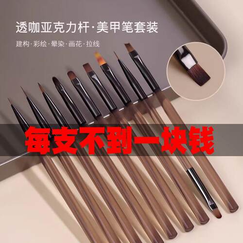 日式美甲笔刷套装拉线彩绘