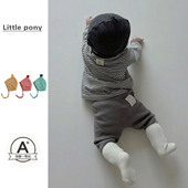 子秋季 时尚 新款 婴幼儿裤 男女宝宝休闲坑条打底裤 儿童韩版 打底长裤