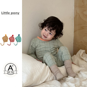 新款 家居服套装 男宝宝卡通印花睡衣舒适秋衣秋裤 儿童秋季 宝宝套装