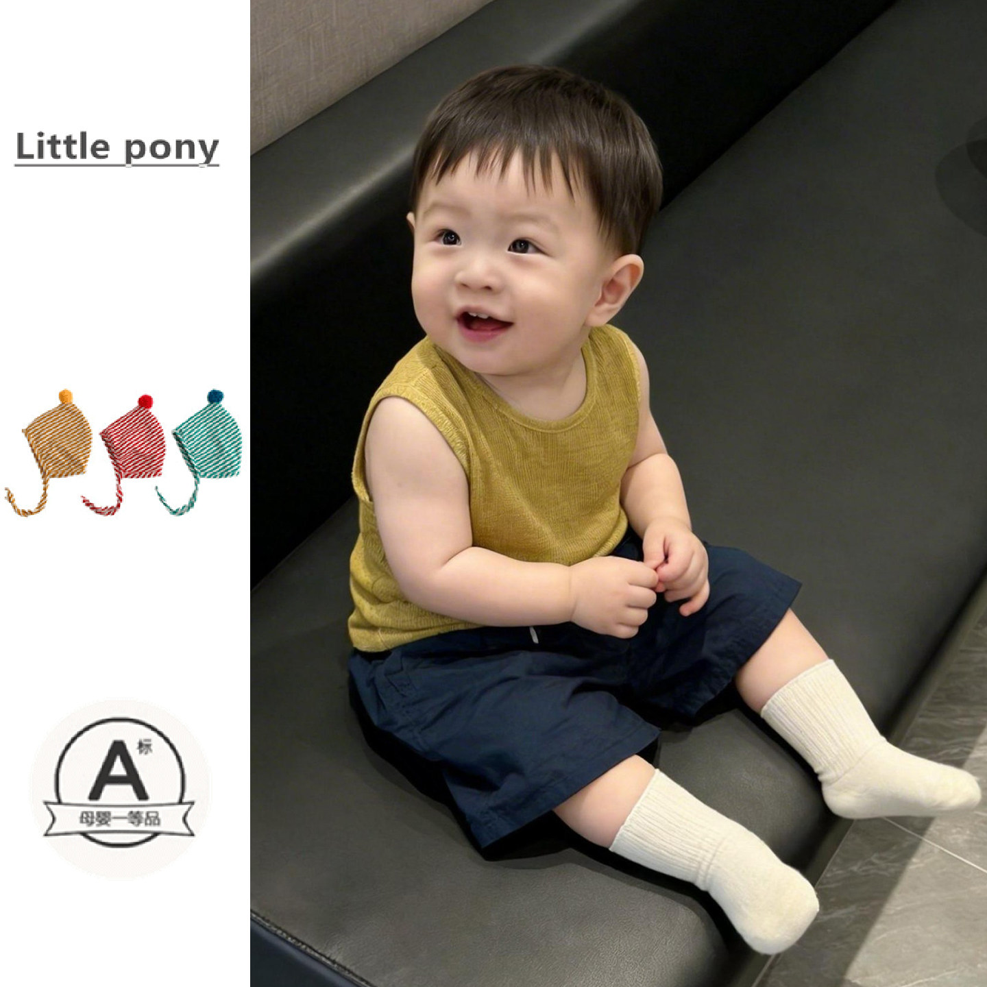 男宝宝夏季新款裤子儿童韩版纯色宽松五分裤薄款透气短裤T恤套装