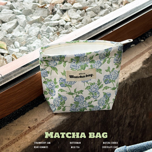 2025原创新款便携化妆包女棉布大容量旅行收纳小包轻便零碎收纳袋