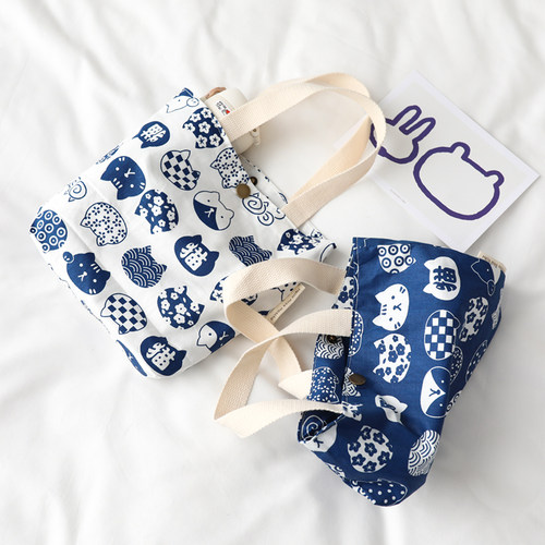 棉布招财和风手拎包小号