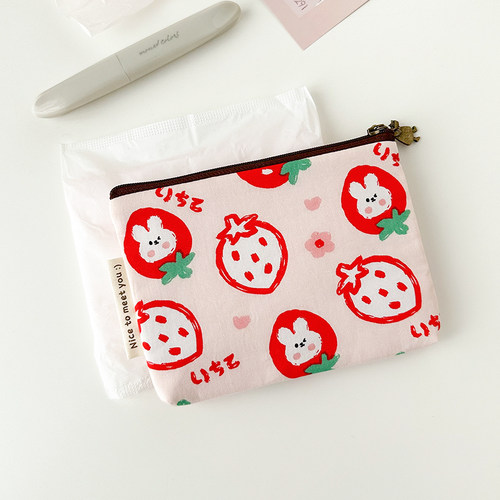 护照大方包加厚棉布收纳包