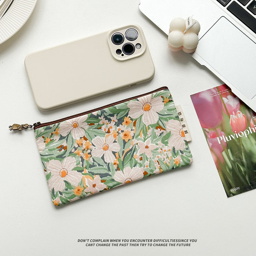 莫奈花园长款手机包拉链
