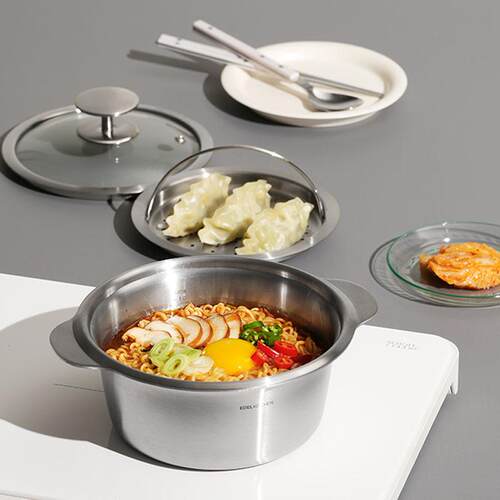 304不锈钢加厚加高深款汤锅