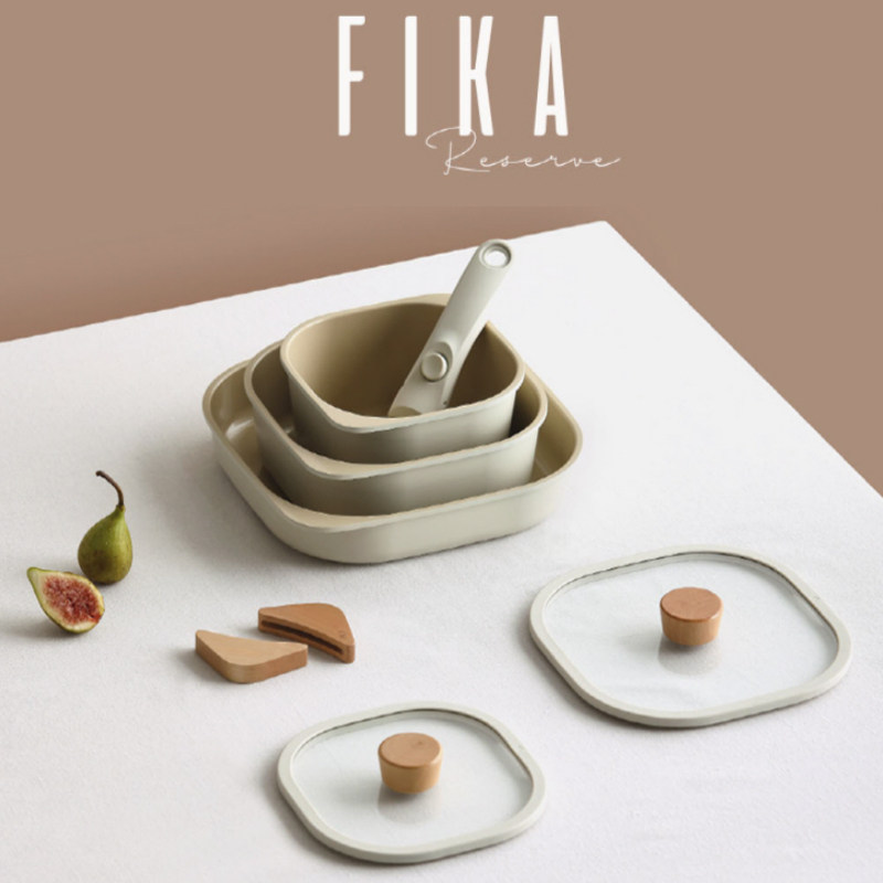 韩国原装进口正品 neoflam FIKA 不粘锅煎锅汤锅火锅套装