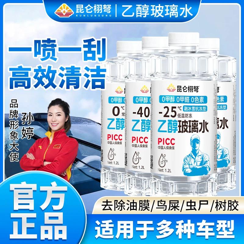 昆仑栩弩玻璃水防冻乙醇图片