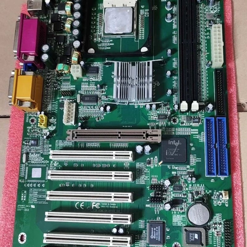 议价845G主板4G4A工业设备用主板 5个PCI 插槽 集成