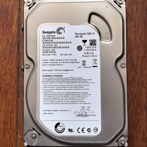 议价希捷500G机械硬盘 ST500DM002
