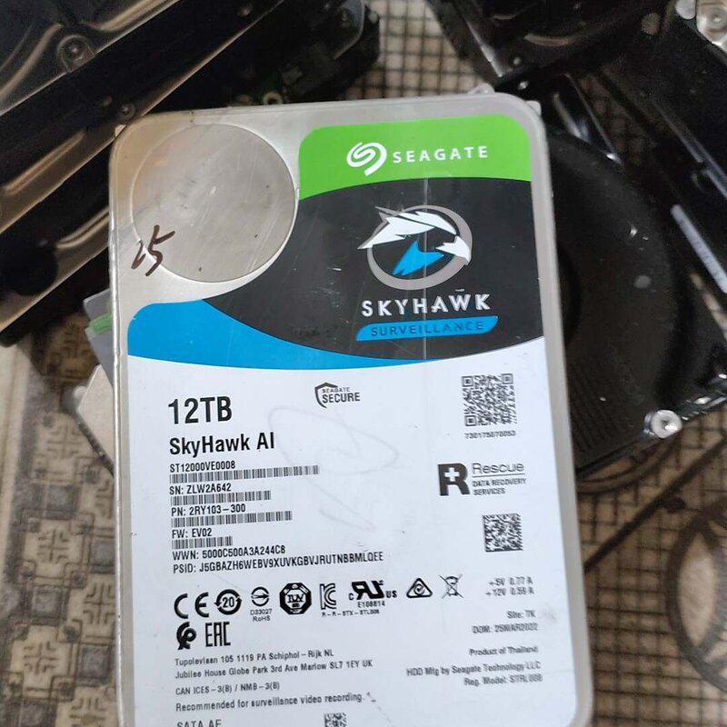 议价希捷12TB监控硬盘 SkyHawk AI ST12000V